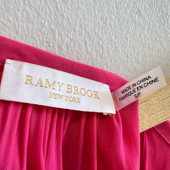 Ramy Brook Paris Sleeveless Mini Dress in Riviera Pink Women’s Small - Picture 9 of 11